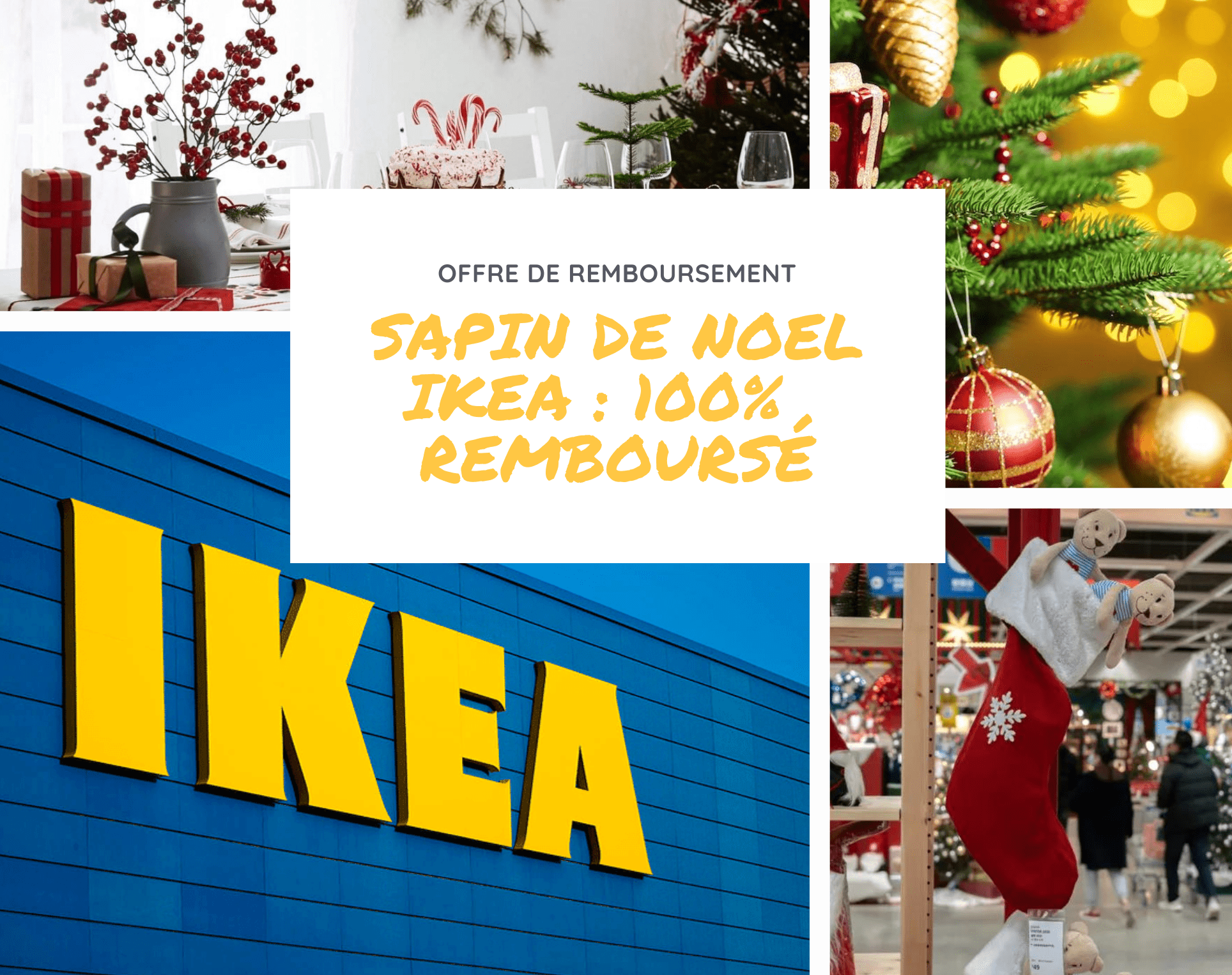 IKEA Offre Sapin de noel et Calendrier de l'avent Dealenligne