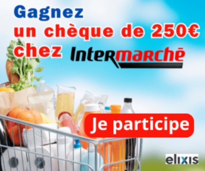 un chèque de 250€ Intermarché à gagner